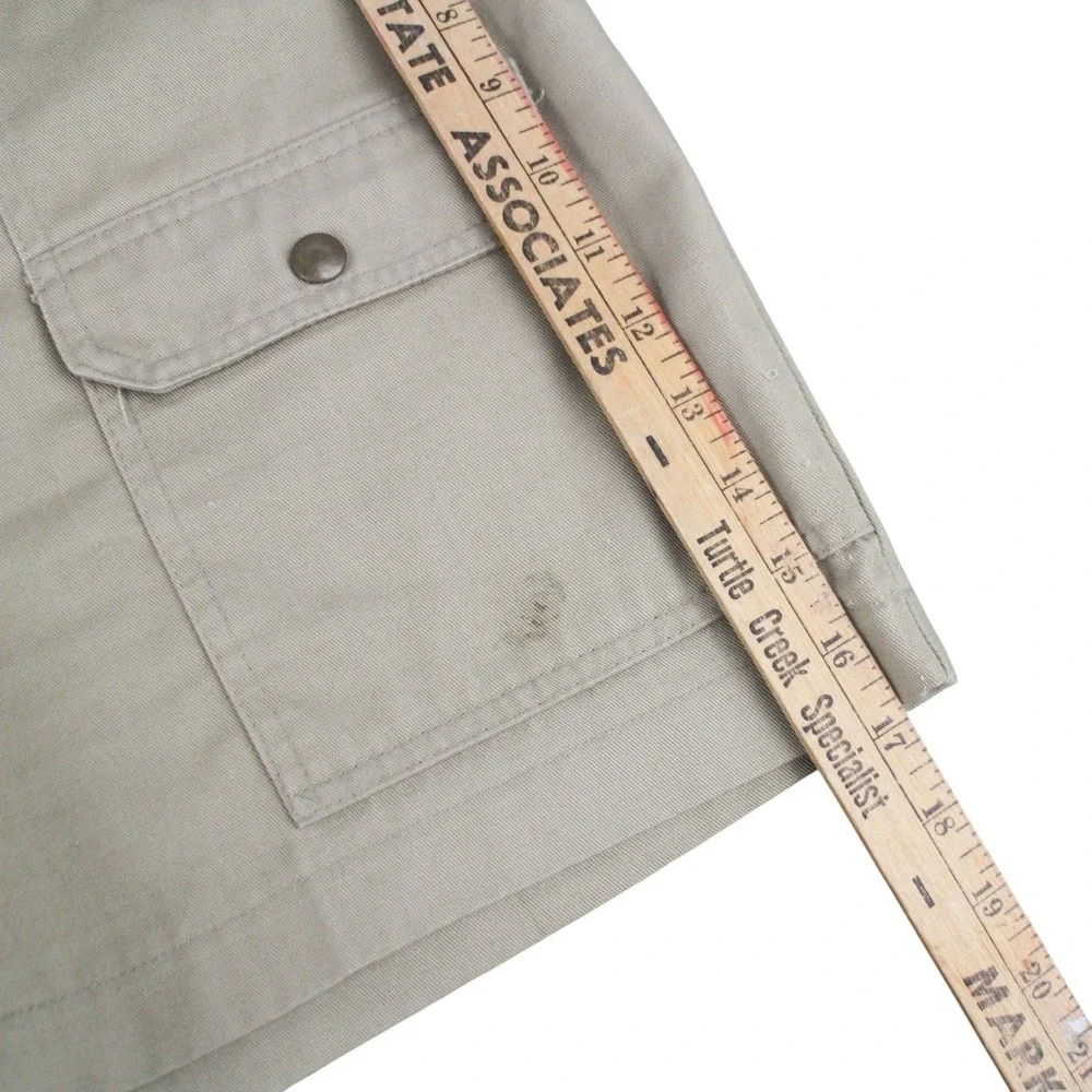 Vintage Khaki Cargo Shorts Women's Size 30‎ High Rise Utility